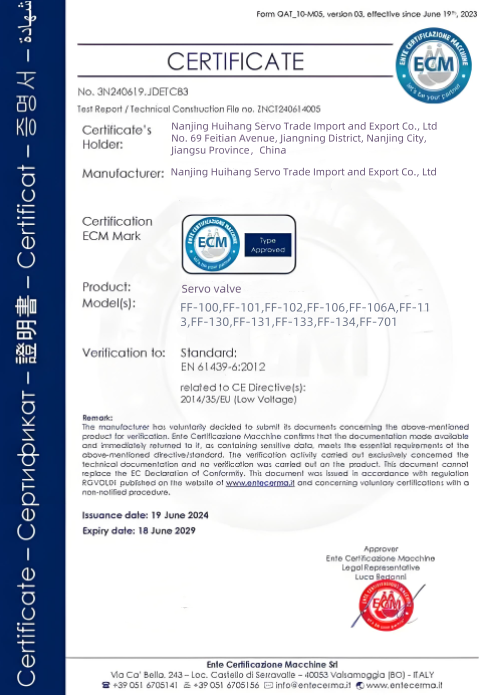 CE Certificate